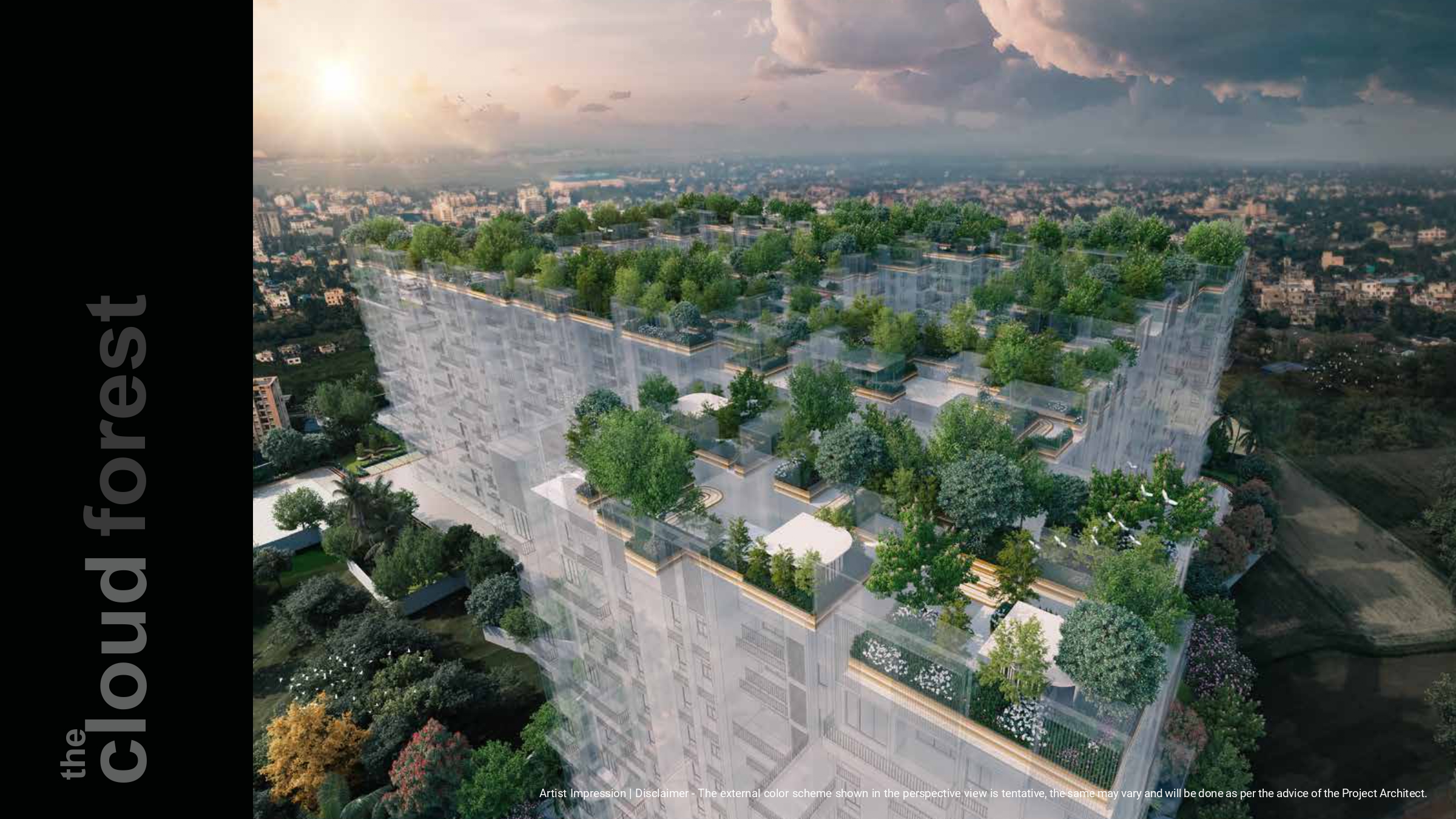 F residences Merlin/rajarhat/newtown of skywalk at roof interconnected garden photos