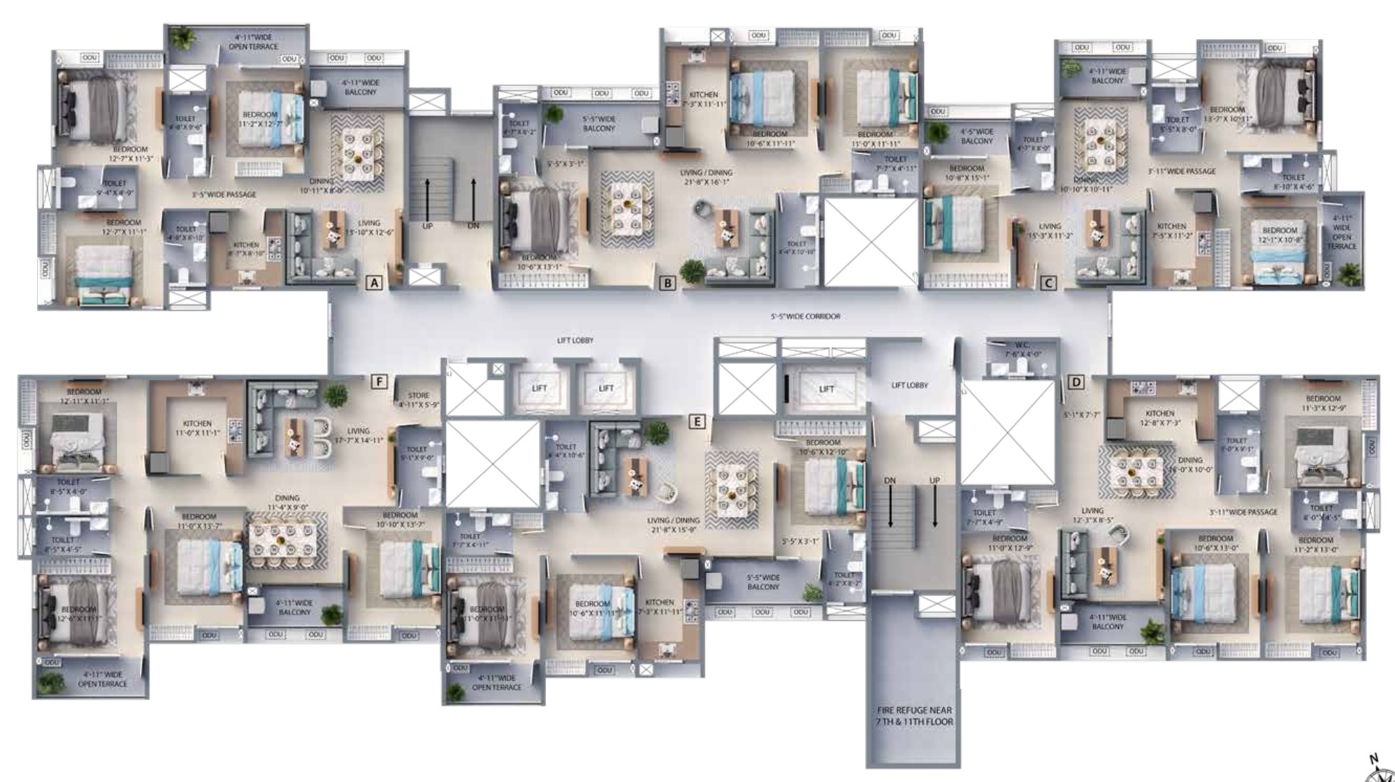 F residences kolkata/merlin/rajarhat/newtown of tower photos