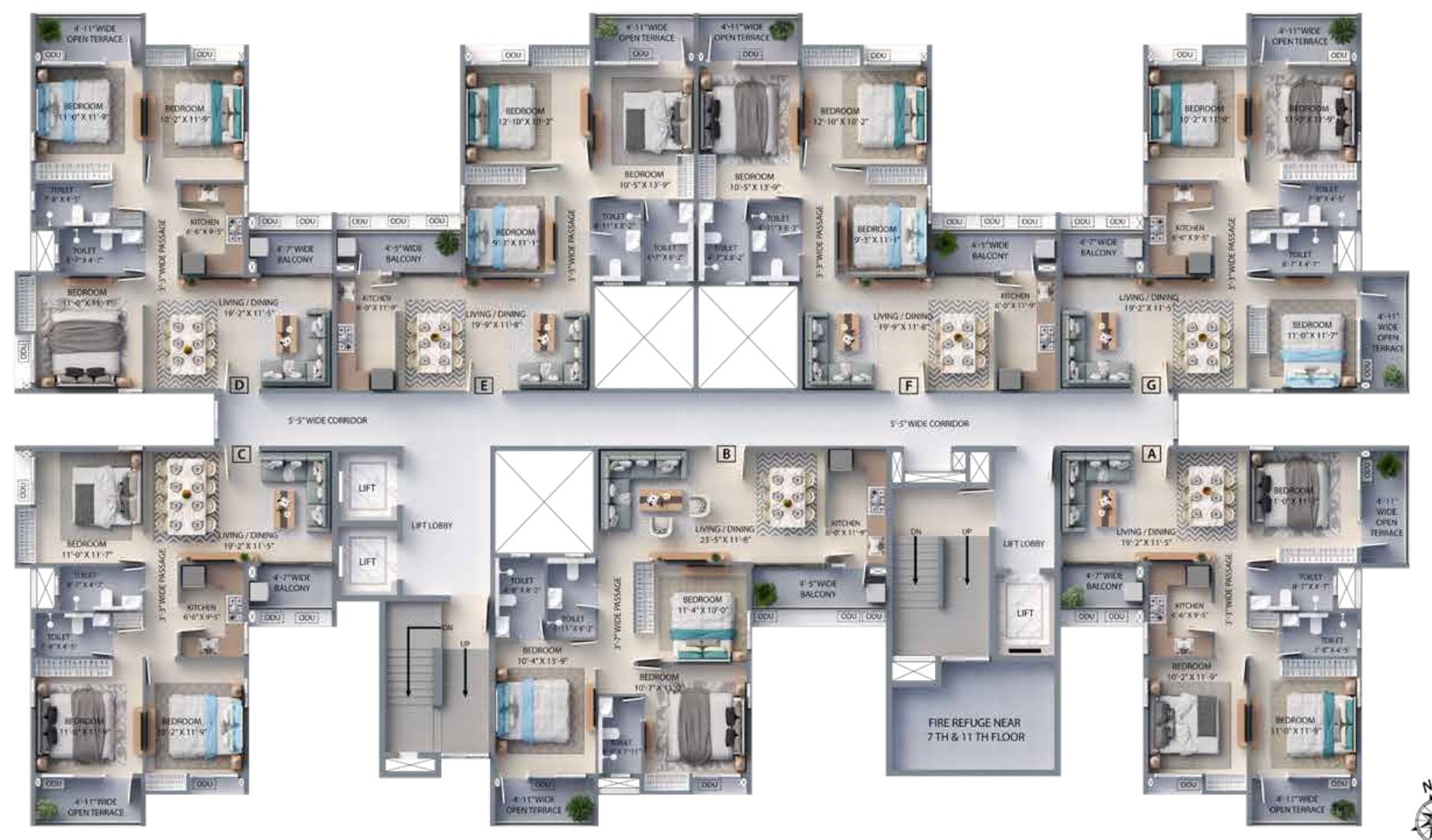  F residences Merlin/rajarhat/newtown of Tower Lifestyle